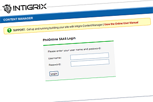 Intigrix - Applications List Page